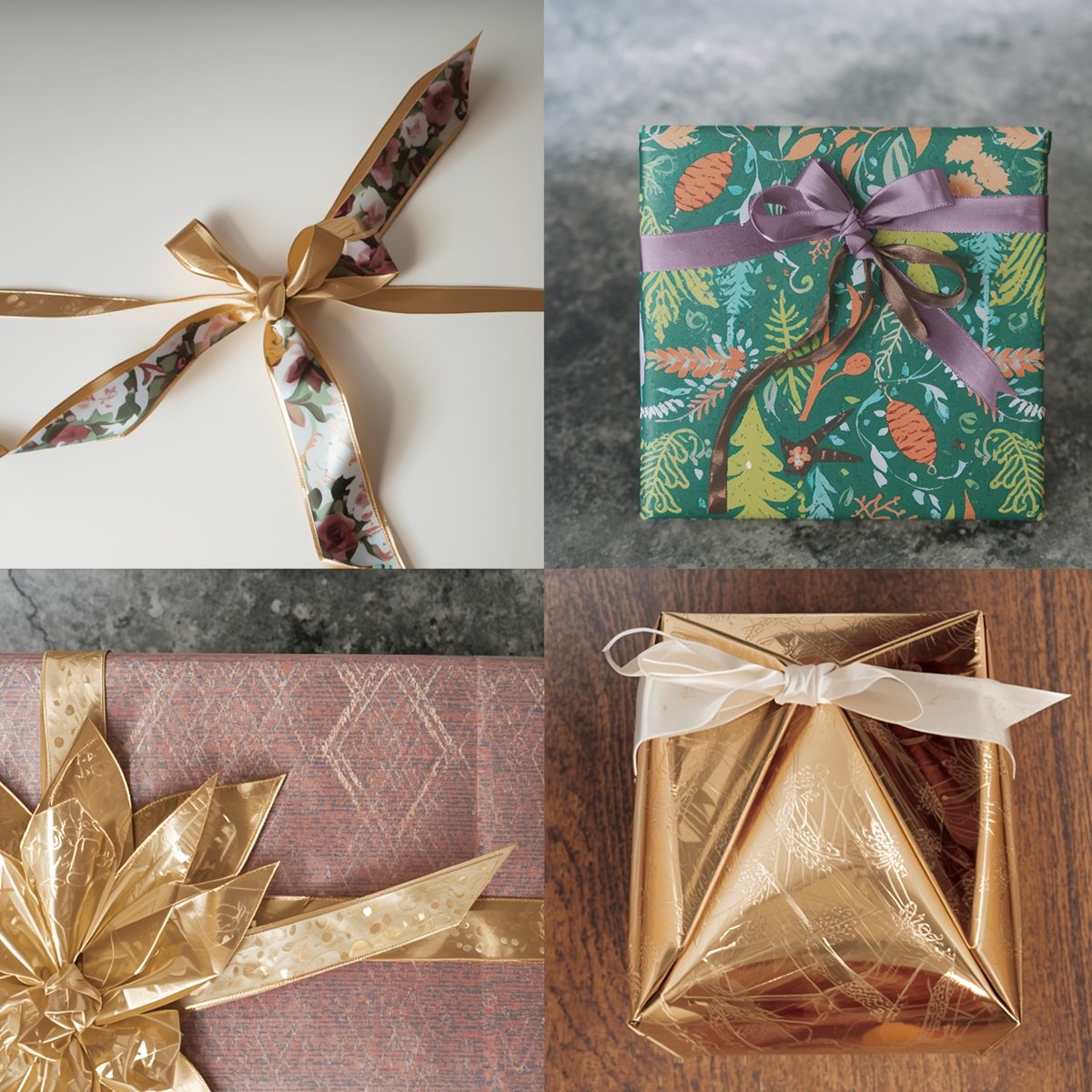 Luxury Metallic gift wrapping style by Ylexironsthloxol